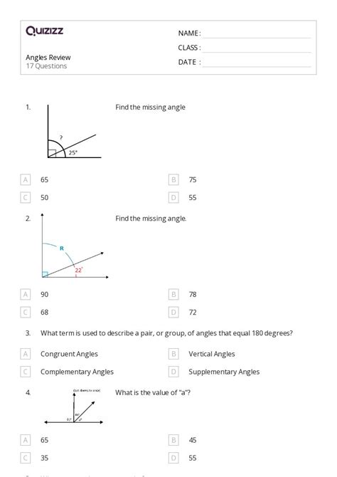 Image result for Adjacent Angles Worksheet