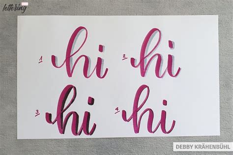 Lettering shadows - How to add them right (step by step tutorial)