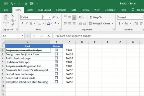Add Checkbox VBA 的图像结果