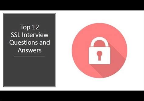 Image result for SSL Interview Questions
