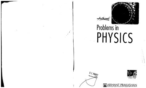 Arihant Problems in Physics - TM Arihant Problems in PHYSICS D. PANDEY ...