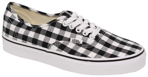 Vans Authentic Women's Shoe - Black Gingham / True White
