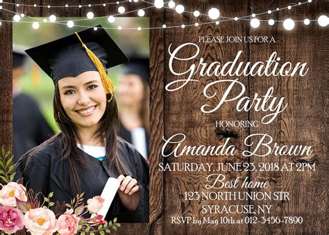 Image result for DIY Graduation Invitations