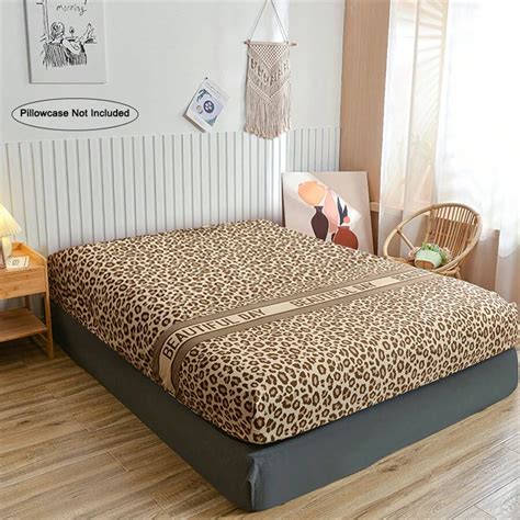 Leopard Print Fitted Sheet | SHEIN USA