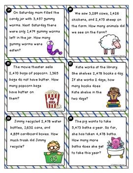 Image result for Four-Digit Addition Word Problem