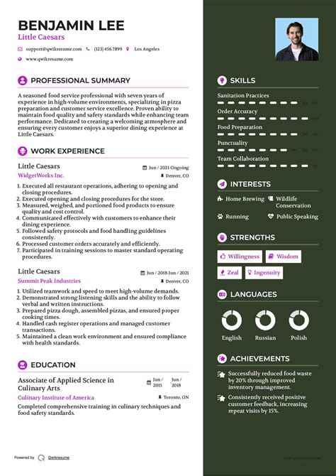 10+ Little Caesars Resume Samples & Templates for 2025