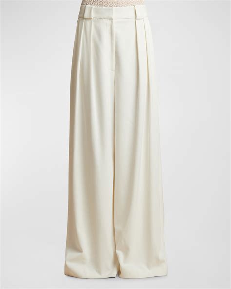 Altuzarra Tyr Wide-Leg Pleated Pants | Neiman Marcus