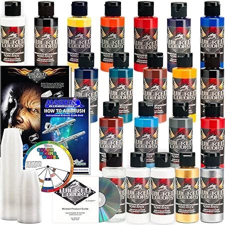 20 Popular CREATEX Colors Paint Set-Airbrush-Hobby-Art : Amazon.in ...