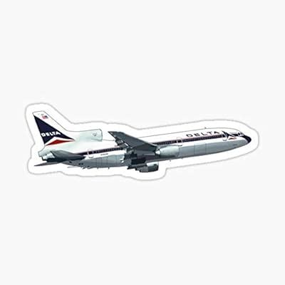 Delta Tristar Lockheed Airplane Sticker - Sticker | Ubuy India