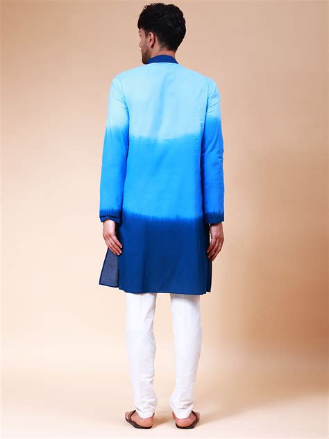 Ombre Dyed Pure Cotton Kurta – See Designs