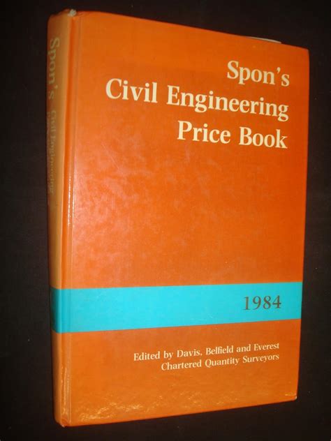 Buy Spon's Civil Engineering Price Book 1984 Book Online at Low Prices ...