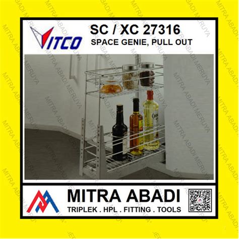 Jual Vitco XC SC SM 27316 Rak Bumbu Tarik Laci Dapur Stainless Drawer ...