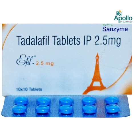 Efil-2.5 mg Tablet 10's Price, Uses, Side Effects, Composition - Apollo ...