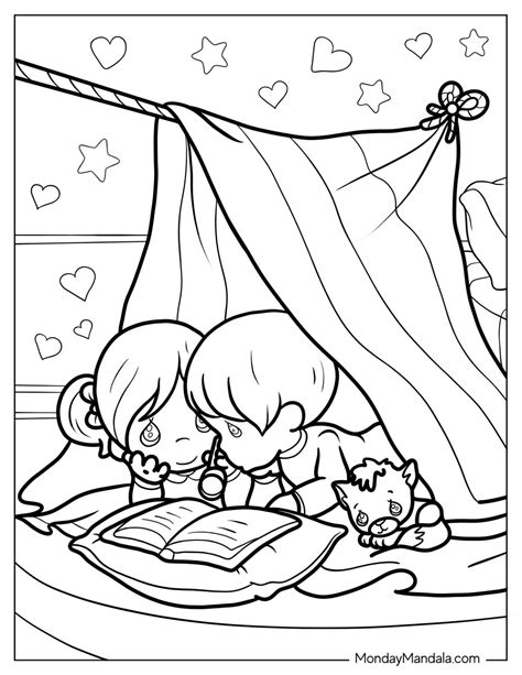20 Precious Moments Coloring Pages (Free Printables)