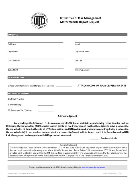 Fillable Online Motor Vehicle Report Request Fax Email Print - pdfFiller