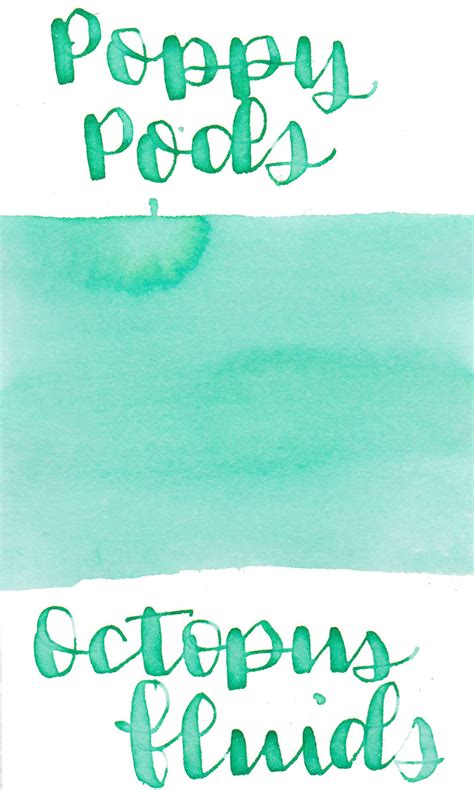 Octopus Pastel Collection Fountain Pen Ink - Poppy Pods – AARCAAI