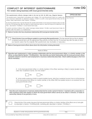 TX TEC CIQ 2015-2026 - Fill and Sign Printable Template Online