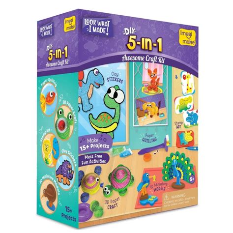 Imagimake 5-in-1 Awesome Craft Kit – Juplay World