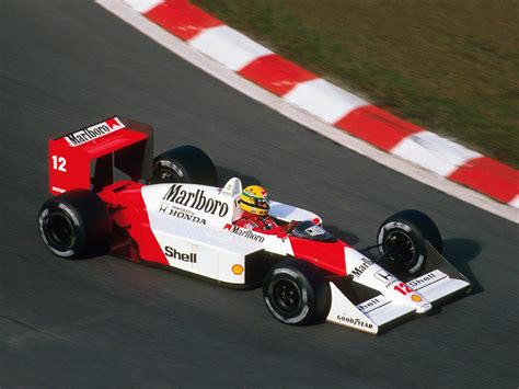 1988 McLaren MP4/4 - Honda (Ayrton Senna) | Mclaren, Ayrton senna, Racing