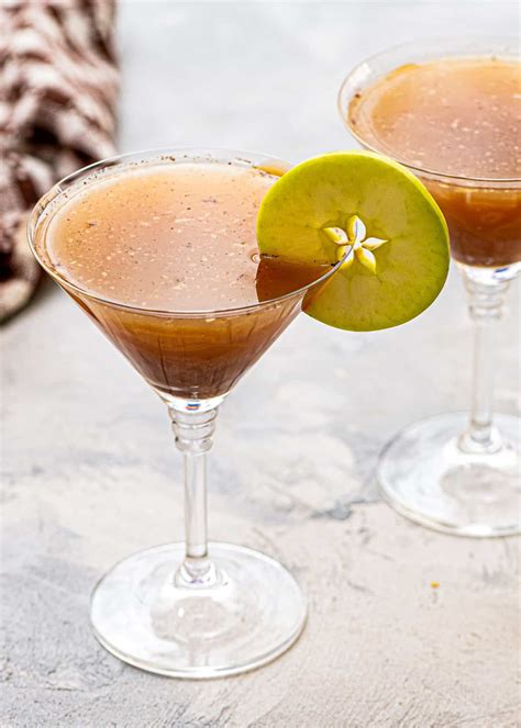 Healthier Caramel Apple Martini - Lexi's Clean Kitchen