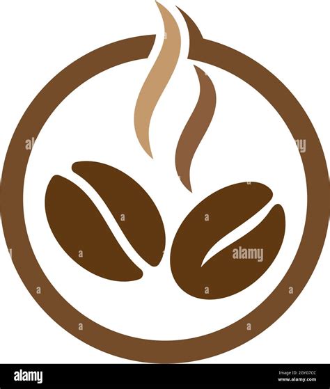 Coffee Beans Logo Template vector icon design Stock Vector Image & Art ...