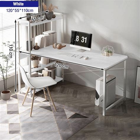 Study and Computer Table with Book Shelf 的图像结果