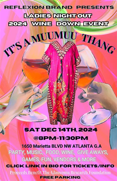 ITS A MUUMUU THANG 2024 WINE DOWN PARTY, 1650 Marietta Blvd NW, Atlanta ...