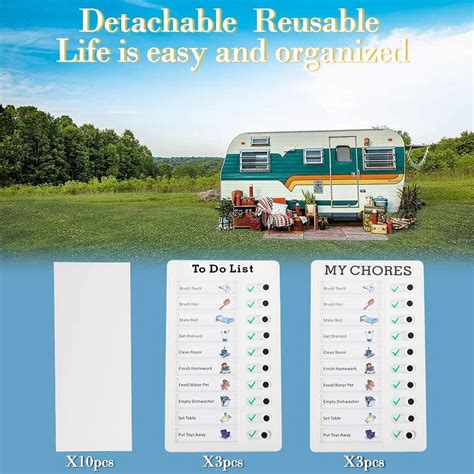 Buy 3Pack to Do List Checklist Board and 3Pack My Chore Chart Memo ...