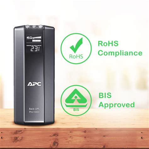 APC BR1000G-IN 230 V Line-interactive Tower Model UPS with Overload ...