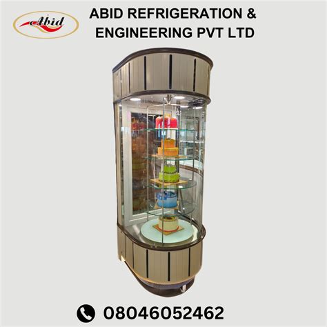 (Vertical Rotate) Korean Cakes, Sweets & Chocolate Display Cabinet ...