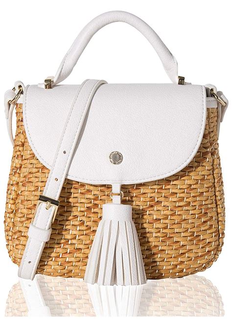 The Lovely Tote Co. Rattan Bag for Women Woven Bag Wicker Purse ...