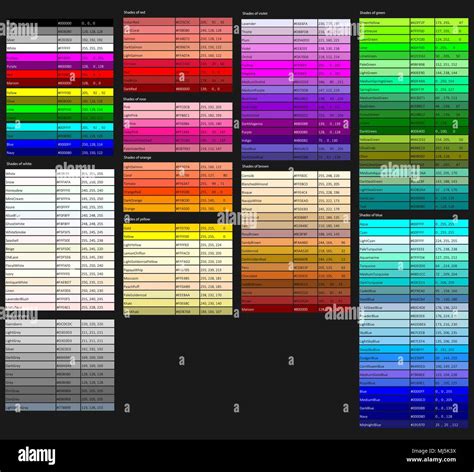 Image result for Color Shade Chart