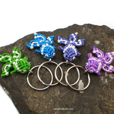 Image result for Macrame Fish Tail Key Chain