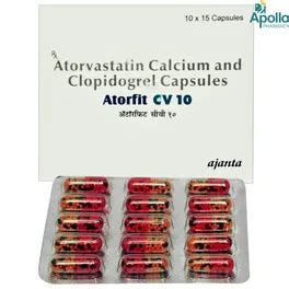 Atorfit CV 10 Capsule | Uses, Side Effects, Price | Apollo Pharmacy