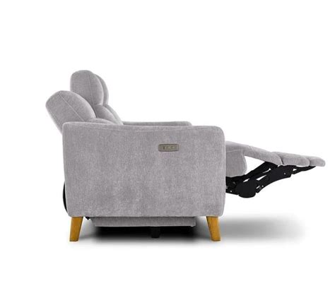 BH Grey Haven 3-Seater Recliner - BuildHUB