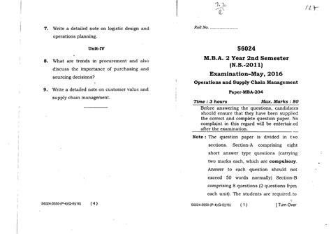 OSCM(2nd)May2016 - This material will give you rough idea of problems ...