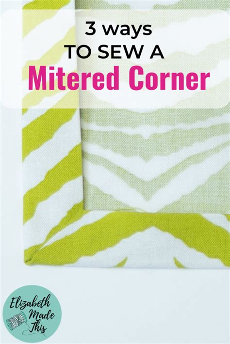 Mitered Corner Tutorial 的图像结果