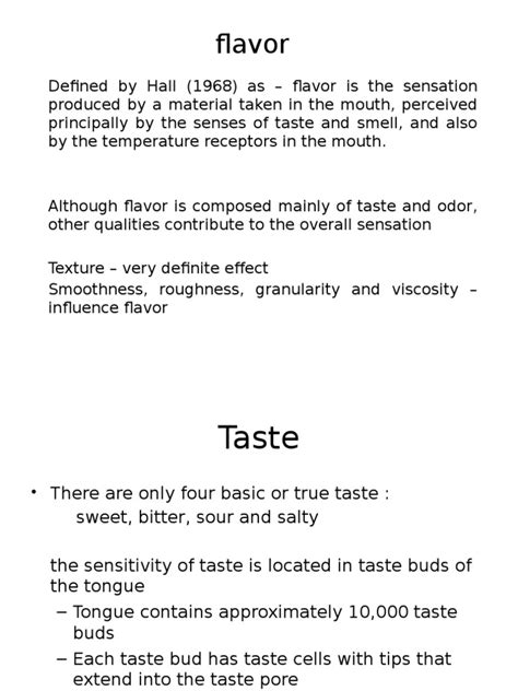Taste Perception Experiment 的图像结果