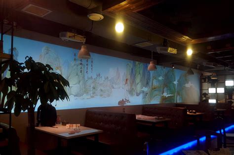 5D全息宴会厅_沉浸式餐厅_3D互动投影餐厅-建筑投影机