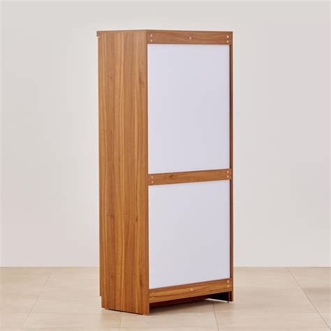 Buy Quadro Promo 2-Door Wardrobe with Mirror - Brown from Home Centre ...