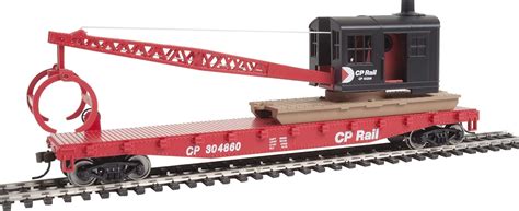Buy Walthers Trainline HO Scale Model Flatcar with Logging Crane ...