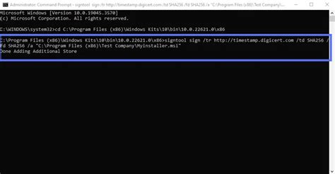 Sign MSI File 的图像结果