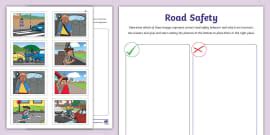 Road Safety Posters | Crossing the Road - Display resources