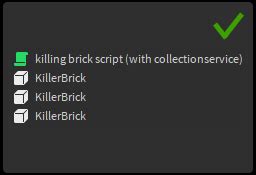 Image result for How to Use Collection Service with Scripts Roblox