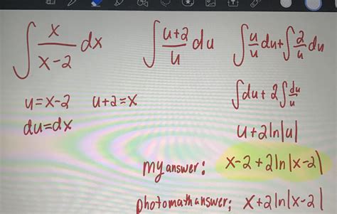 Calculus U Sub 的图像结果