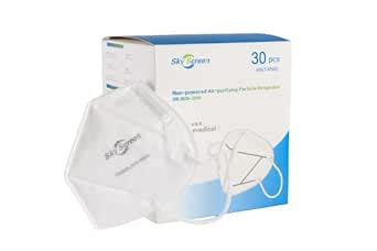 KN95 Sky Screen Model 8863 Respirator Mask with 5-Layer Anti-bacteria ...