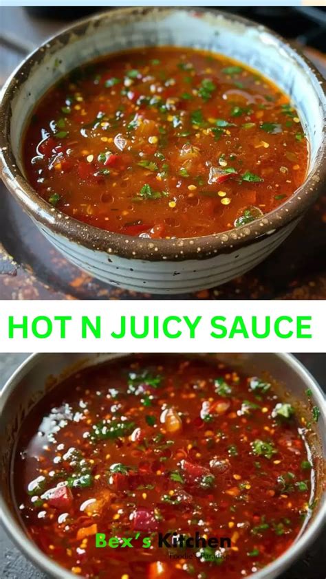 hot n juicy sauce recipe