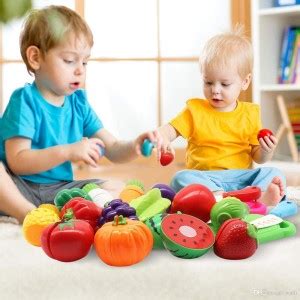 BHVMEY fruit and vegetables cutting toys - fruit and vegetables cutting ...