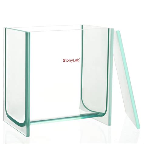 stonylab TLC Developing Tank, Heavy Duty Borosilicate Glass Square ...