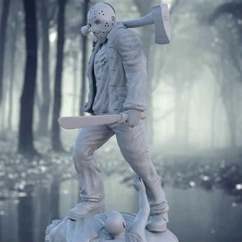Jason Voorhees Friday the 13th Statue | 3D Printer Model Files